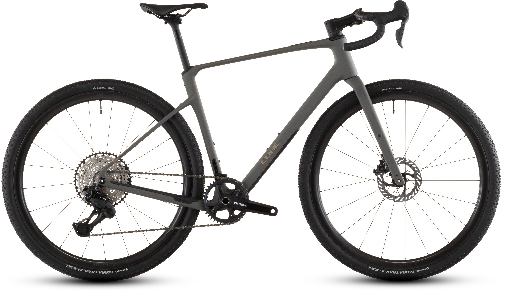 Cube NuRoad C:62 EX Carbon L 55 Grå - Liten Lackskada i gruppen CYKLAR / GRAVEL & RACER hos Sävedalens Cykel - 1956 (C130300-L)