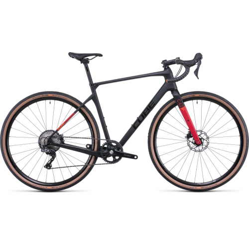 Cube NuRoad C:62 Pro Carbon/Red 56 cm M i gruppen CYKLAR / GRAVEL hos Sävedalens Cykel - 1956 (C580300-56)