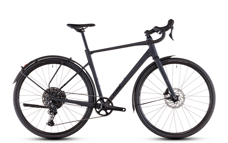 Cube NuRoad Pro FE M 56 Svart i gruppen CYKLAR / GRAVEL & RACER hos Sävedalens Cykel - 1956 (C829320-M)