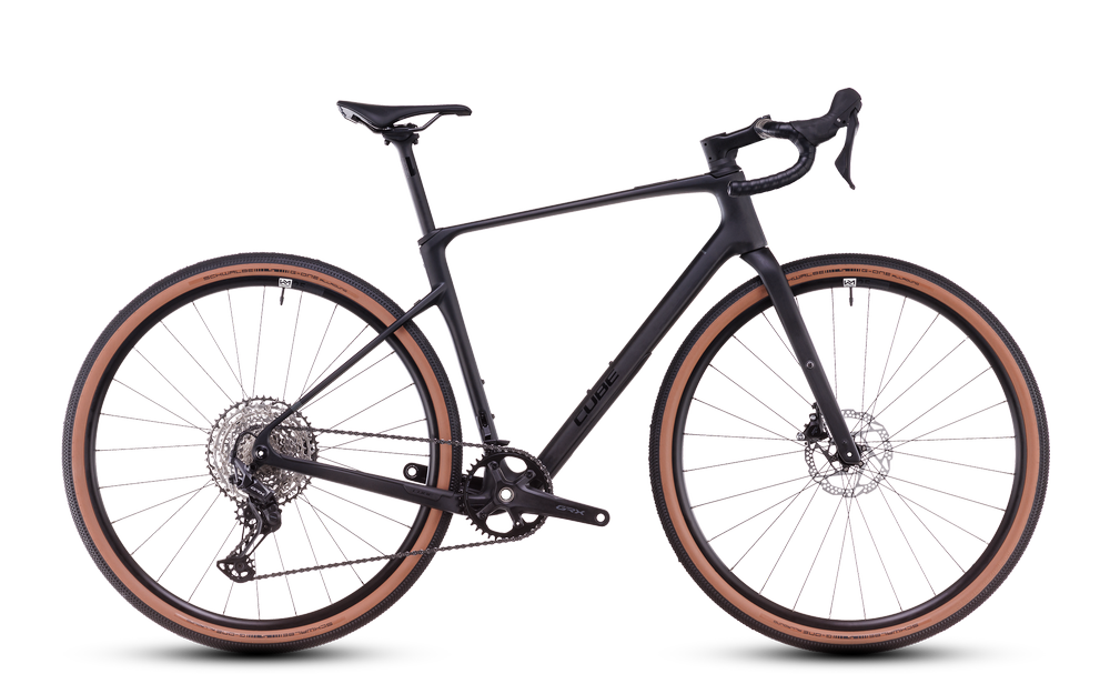Cube NuRoad C:62 One Carbon L 58 Svart i gruppen CYKLAR / GRAVEL & RACER hos Sävedalens Cykel - 1956 (C830100-L)