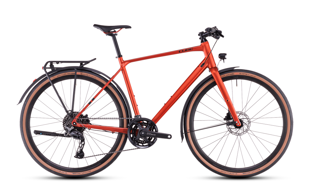 Cube Nulane Pro FE Orange 53 cm i gruppen CYKLAR / HYBRIDCYKLAR hos Sävedalens Cykel - 1956 (C856500-53)