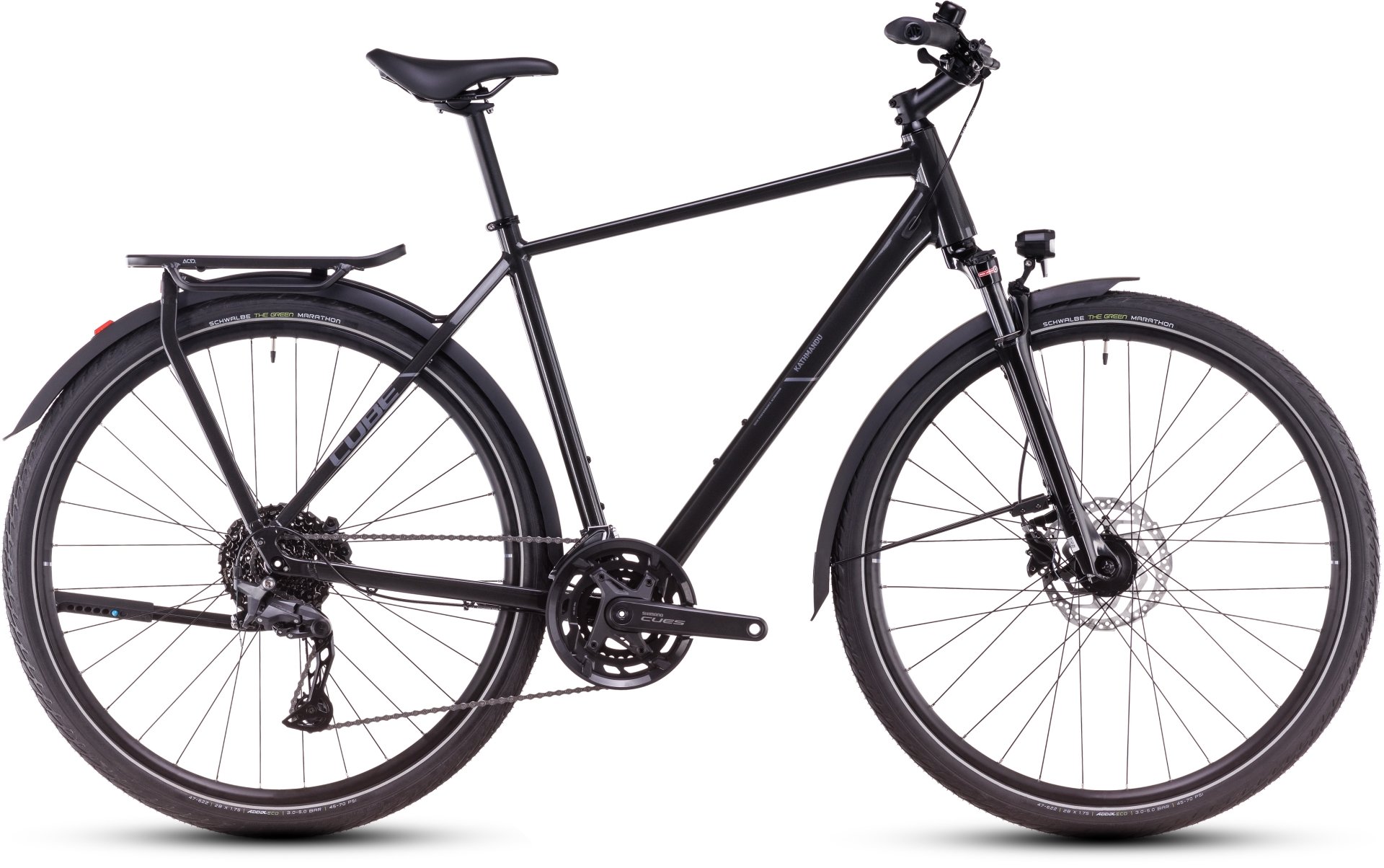 Cube Kathmandu Pro Svart 50 cm i gruppen CYKLAR / HYBRIDCYKLAR hos Sävedalens Cykel - 1956 (C862300-50)