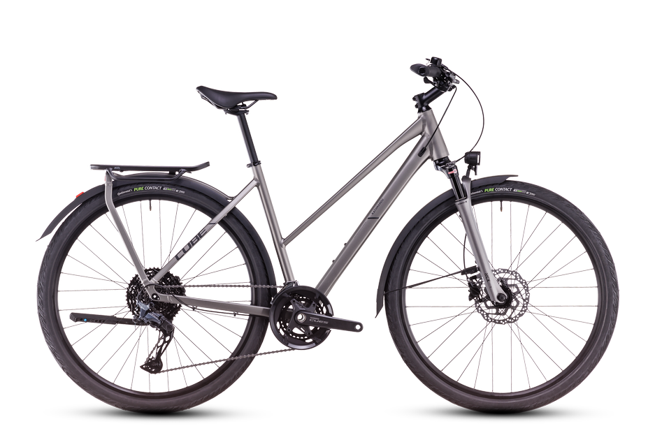 Cube Kathmandu EXC Grey T50 cm i gruppen CYKLAR / HYBRIDCYKLAR hos Sävedalens Cykel - 1956 (C862401-T50)