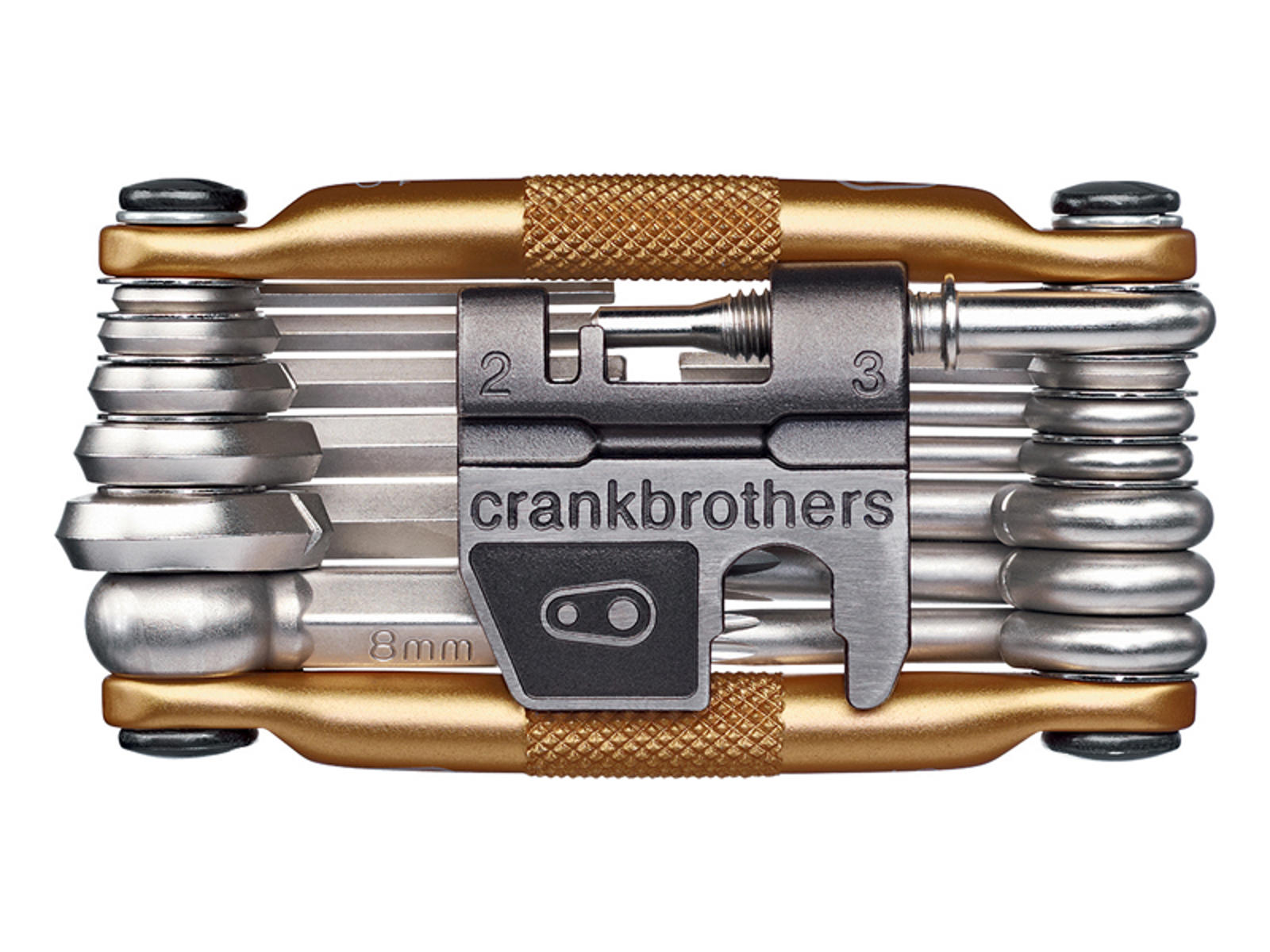 CRANKBROTHERS Multiverktyg M19 Gold i gruppen CYKELTILLBEHÖR / Cykelverktyg hos Sävedalens Cykel - 1956 (CB10758)