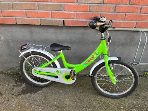Barncykel Puky AL-18 tum 0-vxl Grön Begagnad i gruppen CYKLAR / BEGAGNADE CYKLAR hos Sävedalens Cykel - 1956 (CBEG04)