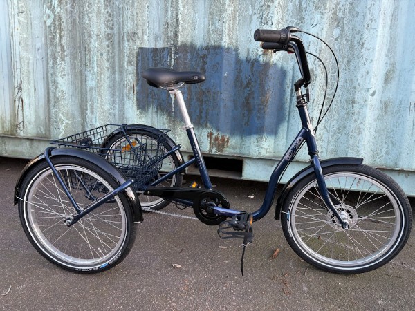 Trehjuling Skeppshult S3 20tum Blå Begagnad - Nyskick  i gruppen CYKLAR / BEGAGNADE CYKLAR hos Sävedalens Cykel - 1956 (CBEG29)