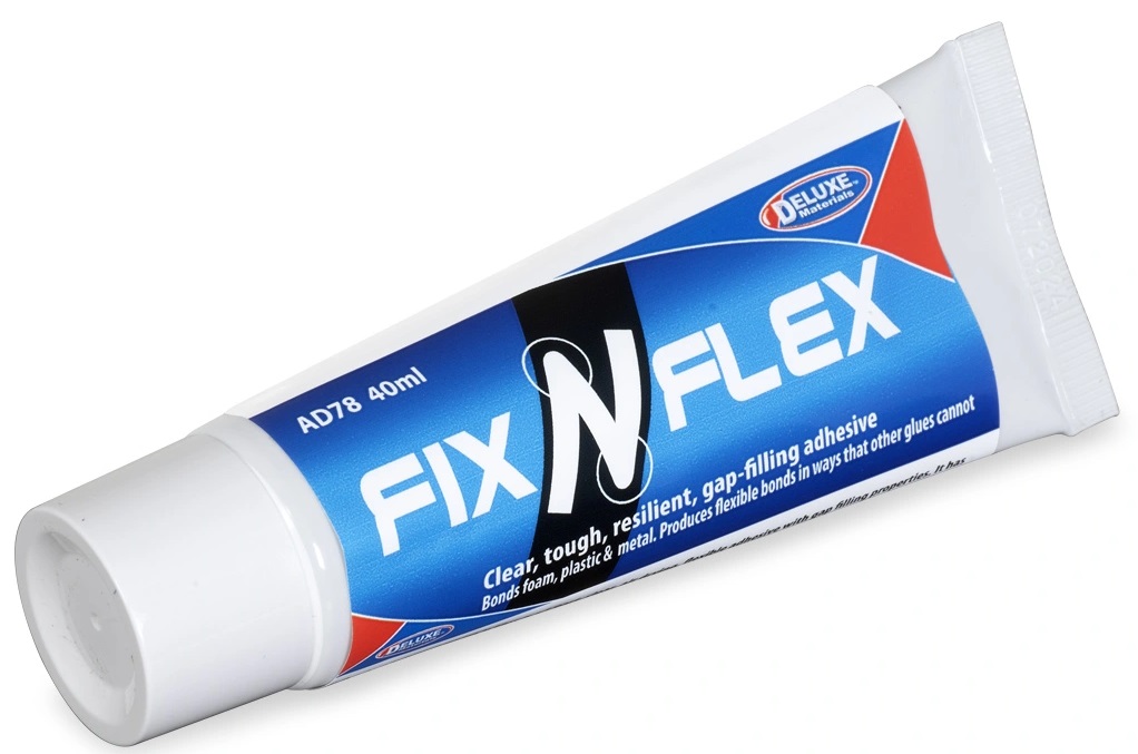 Deluxe Materials Fix 'N' Flex Lim 40ml i gruppen RC - RADIOSTYRT / RC Olja, Fett & Lim hos Sävedalens Cykel - 1956 (DL-AD78)