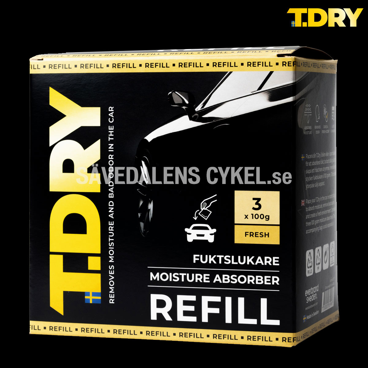 Fuktslukare Fresh Refill T.DRY i gruppen BILVÅRD hos Sävedalens Cykel - 1956 (HM-2913984)