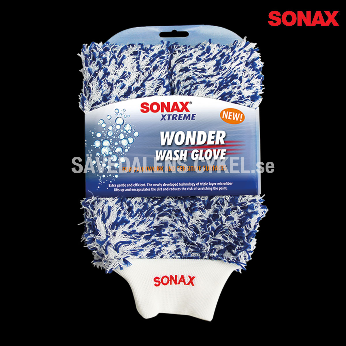 Tvätthandske Xtreme microfiber SONAX i gruppen BILVÅRD hos Sävedalens Cykel - 1956 (HM-3110757)