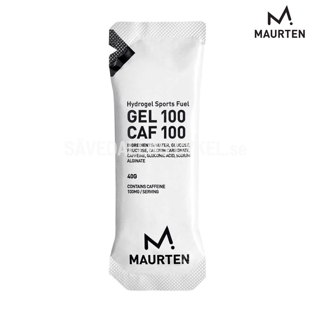 MAURTEN GEL 100 CAF 100 - 40g - (also box of 12 servings) i gruppen ENERGITILLSKOTT hos Sävedalens Cykel - 1956 (M13002)