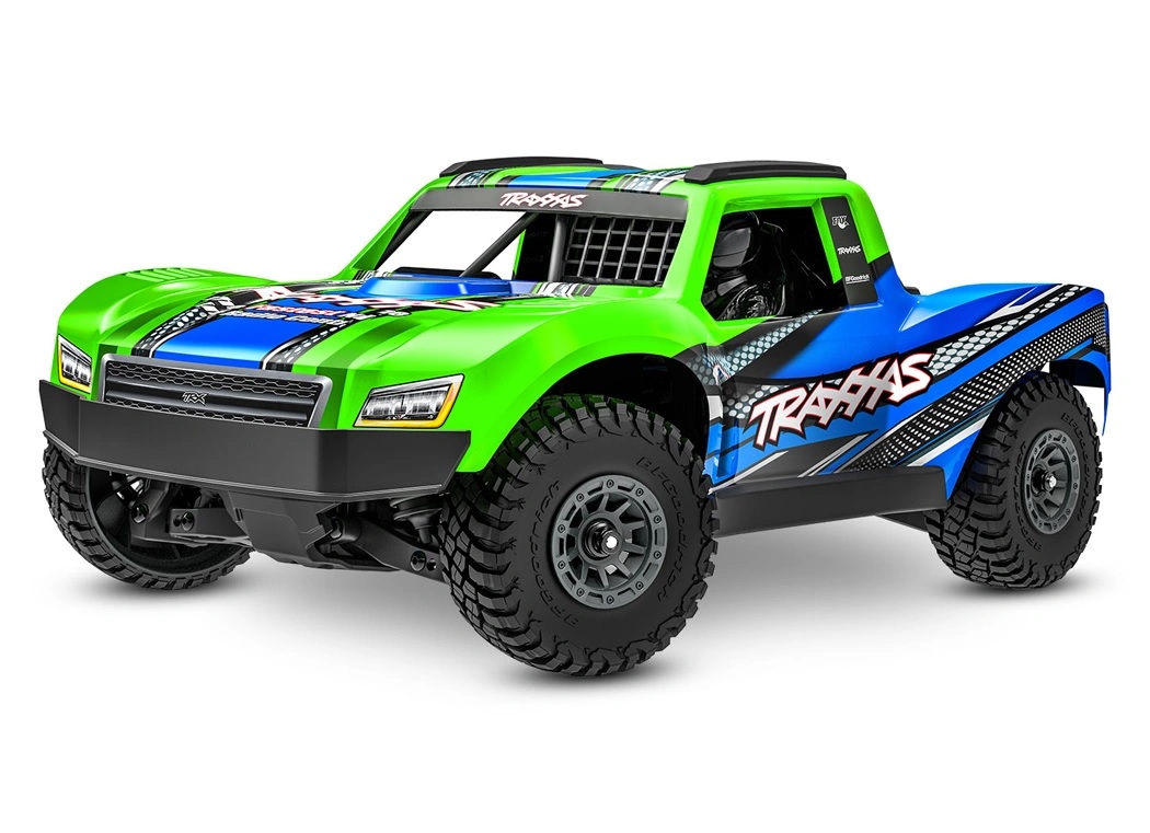 Traxxas Mini Slash 4x4 RTR TQ BL-2s Grön - USB-C Laddare / 2s LiPo i gruppen RC - RADIOSTYRT / RADIOSTYRDA BILAR hos Sävedalens Cykel - 1956 (TRX108164-1-GRN)