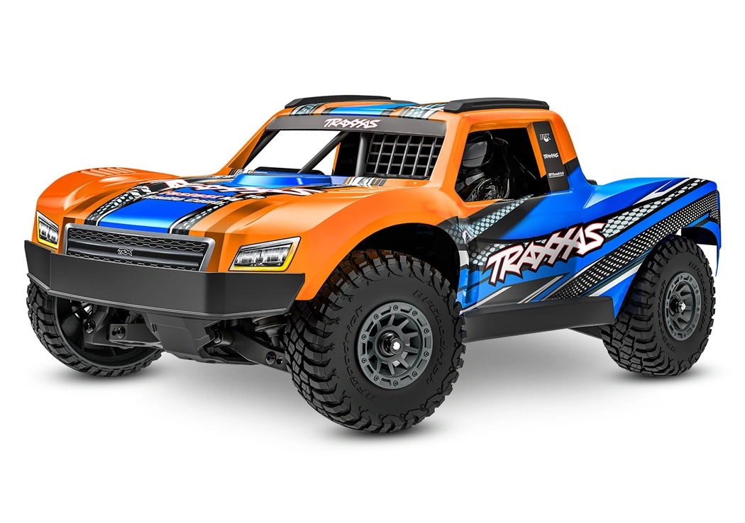 Traxxas Mini Slash 4x4 RTR TQ BL-2s Orange - USB-C Laddare / 2s LiPo i gruppen RC - RADIOSTYRT / RADIOSTYRDA BILAR hos Sävedalens Cykel - 1956 (TRX108164-1-ORNG)