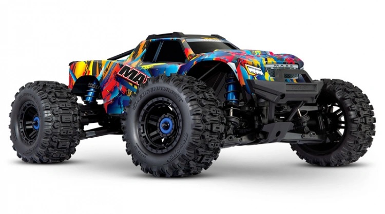 Traxxas MAXX WideMAXX 4x4 1/10 RTR TQi TSM Rock 'N' Roll i gruppen RC - RADIOSTYRT / MONSTER TRUCK hos Sävedalens Cykel - 1956 (TRX89086-4-RNR)