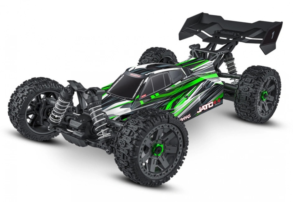 Traxxas Jato 4x4 1/8 BL-2s EHD RTR Grön i gruppen RC - RADIOSTYRT / BUGGY hos Sävedalens Cykel - 1956 (TRX90154-4-GREEN)