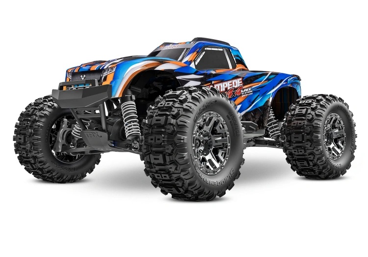 Traxxas Stampede 4x4 VXL HD 1/10 RTR TQi TSM Orange i gruppen RC - RADIOSTYRT / RADIOSTYRDA BILAR hos Sävedalens Cykel - 1956 (TRX90376-4-ORNG)