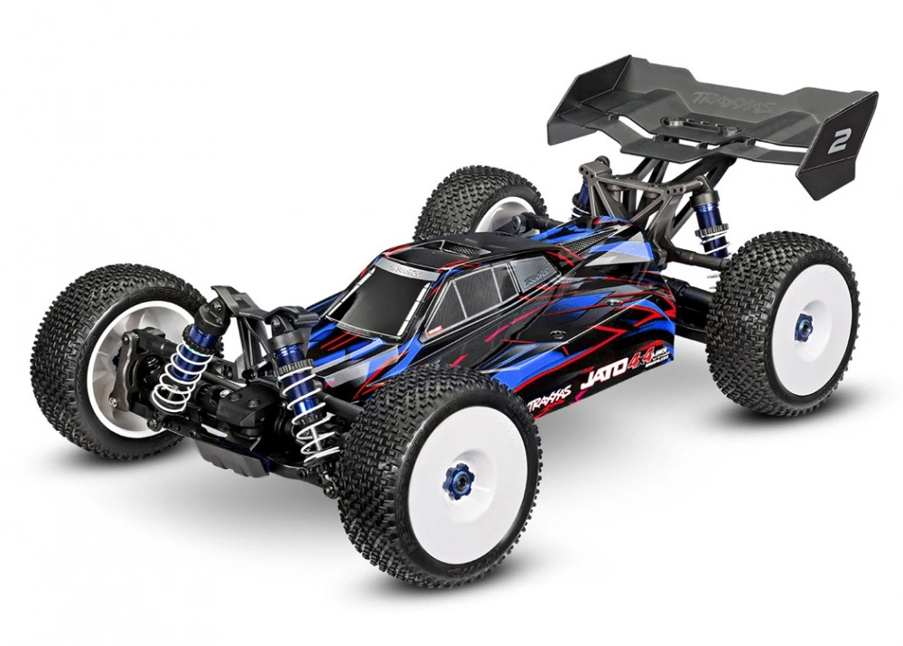 Traxxas Jato 4x4 1/8 VXL-4s EHD RTR Blå i gruppen RC - RADIOSTYRT / BUGGY hos Sävedalens Cykel - 1956 (TRX90386-4-BLUE)