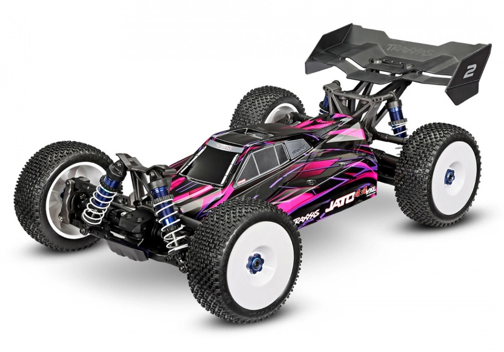 Traxxas Jato 4x4 1/8 VXL-4s EHD RTR Rosa DEMOBIL i gruppen RC - RADIOSTYRT / DEMOBILAR hos Sävedalens Cykel - 1956 (TRX90386-4-PINK-DEMO)