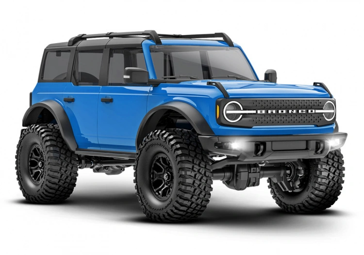 Traxxas TRX-4M 1/18 Ford Bronco Crawler Blå RTR - 2S LiPo/USB Laddare i gruppen RC - RADIOSTYRT / RADIOSTYRDA BILAR hos Sävedalens Cykel - 1956 (TRX97074-1-BLUE)