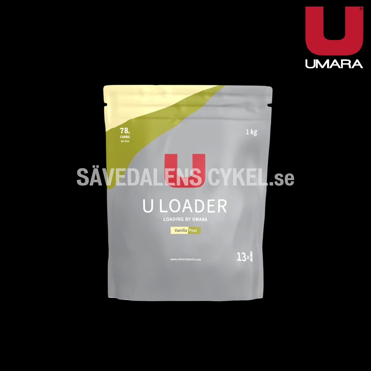 UMARA Loader Vanilj/Päron (1kg) i gruppen ENERGITILLSKOTT hos Sävedalens Cykel - 1956 (U-11005)