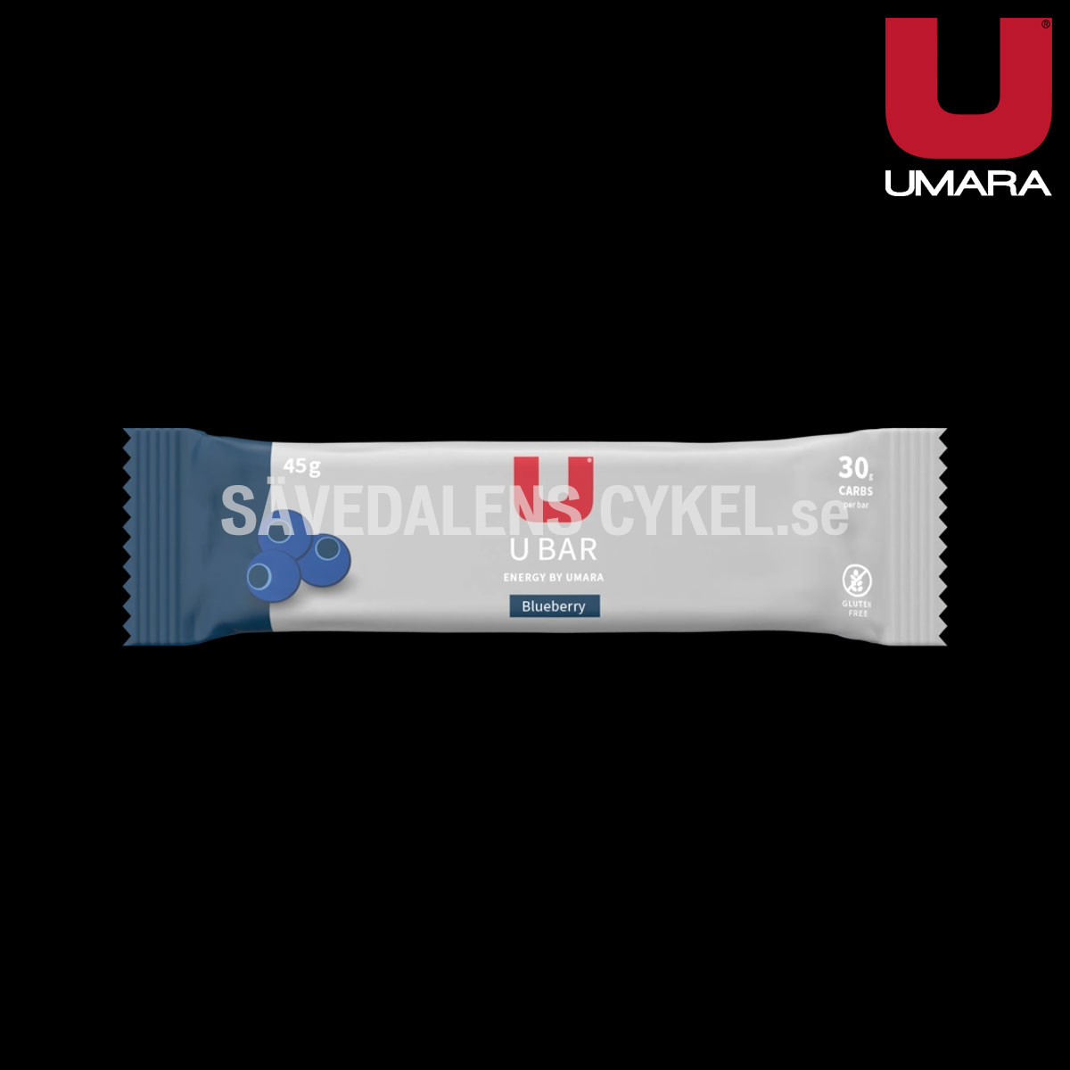 UMARA Bar (Glutenfri) Blåbär (30g Carbs) i gruppen ENERGITILLSKOTT hos Sävedalens Cykel - 1956 (U-20001)