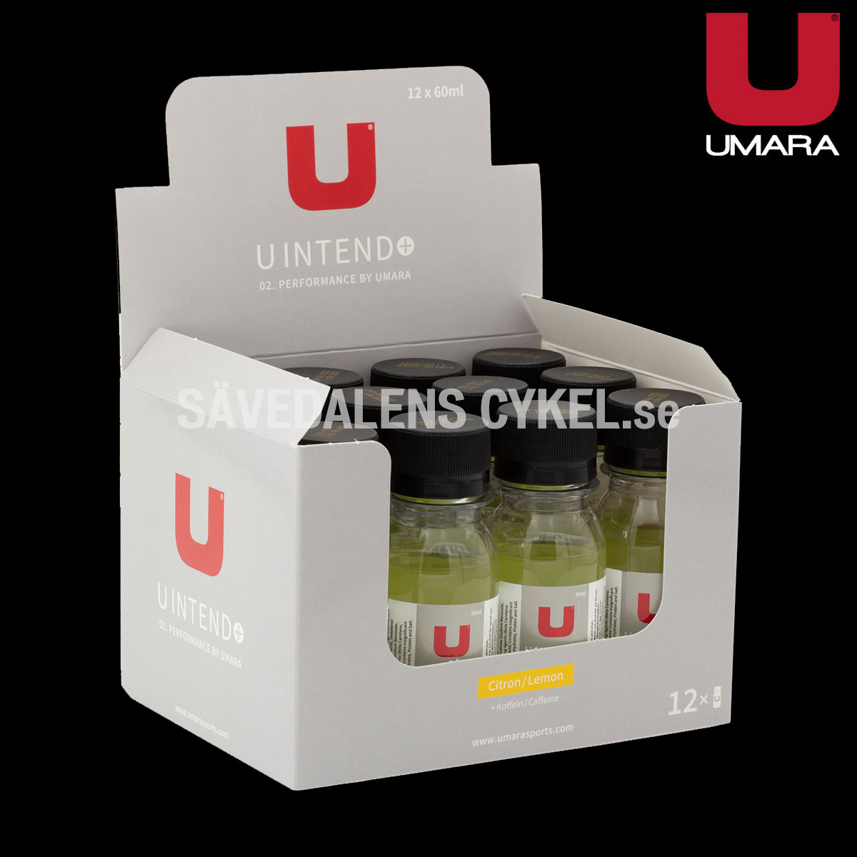 UMARA Intend Citronshot 12-PACK i gruppen ENERGITILLSKOTT hos Sävedalens Cykel - 1956 (U-40122)