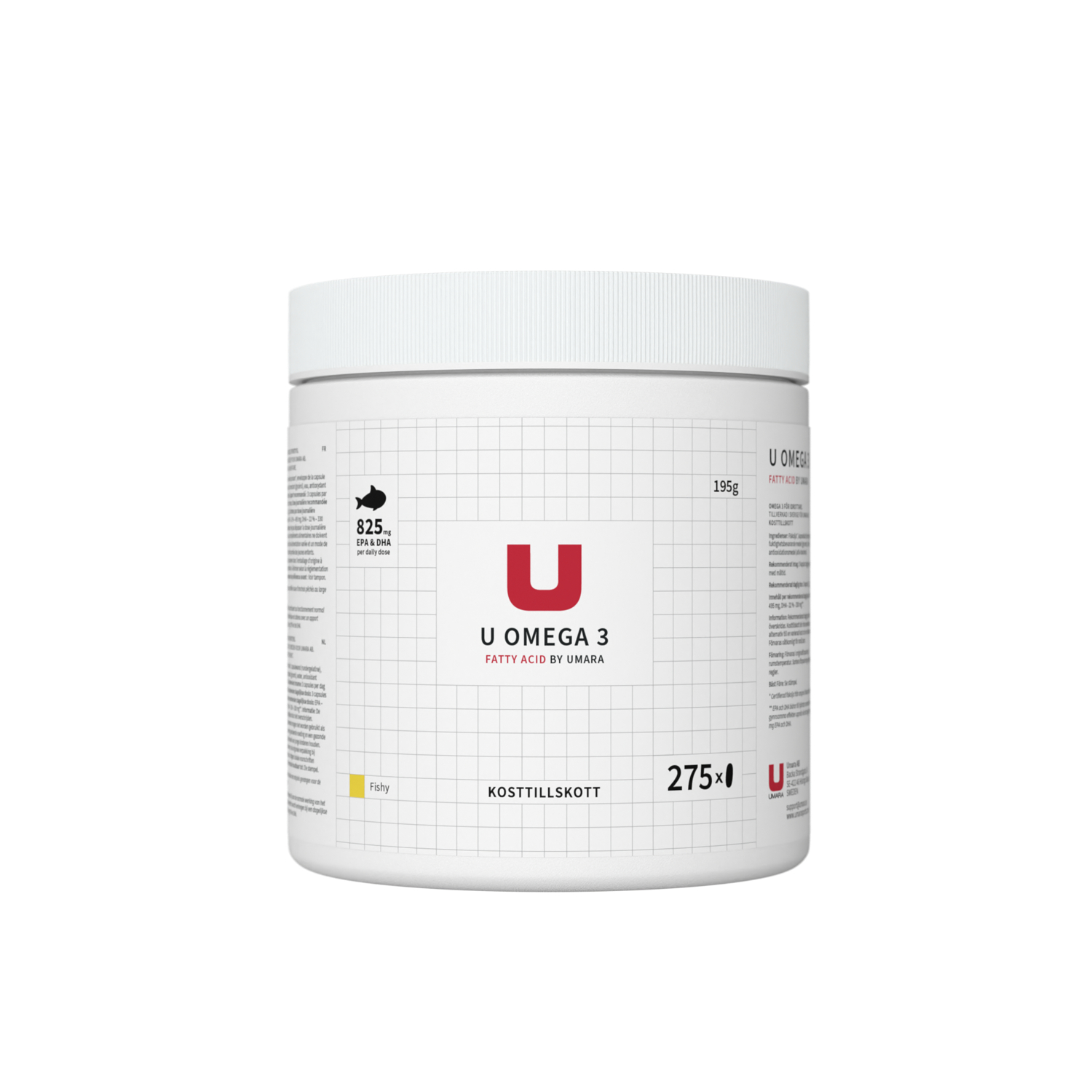 Umara Omega-3 275 kapslar i gruppen ENERGITILLSKOTT hos Sävedalens Cykel - 1956 (U-50103)