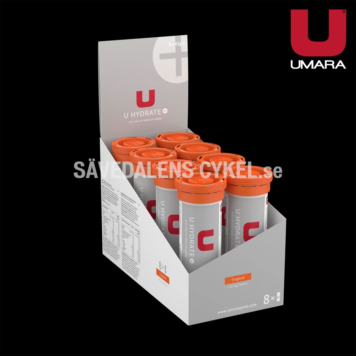 UMARA Hydrate Tropiska frukter(10st) 8-PACK i gruppen ENERGITILLSKOTT hos Sävedalens Cykel - 1956 (U-50142)