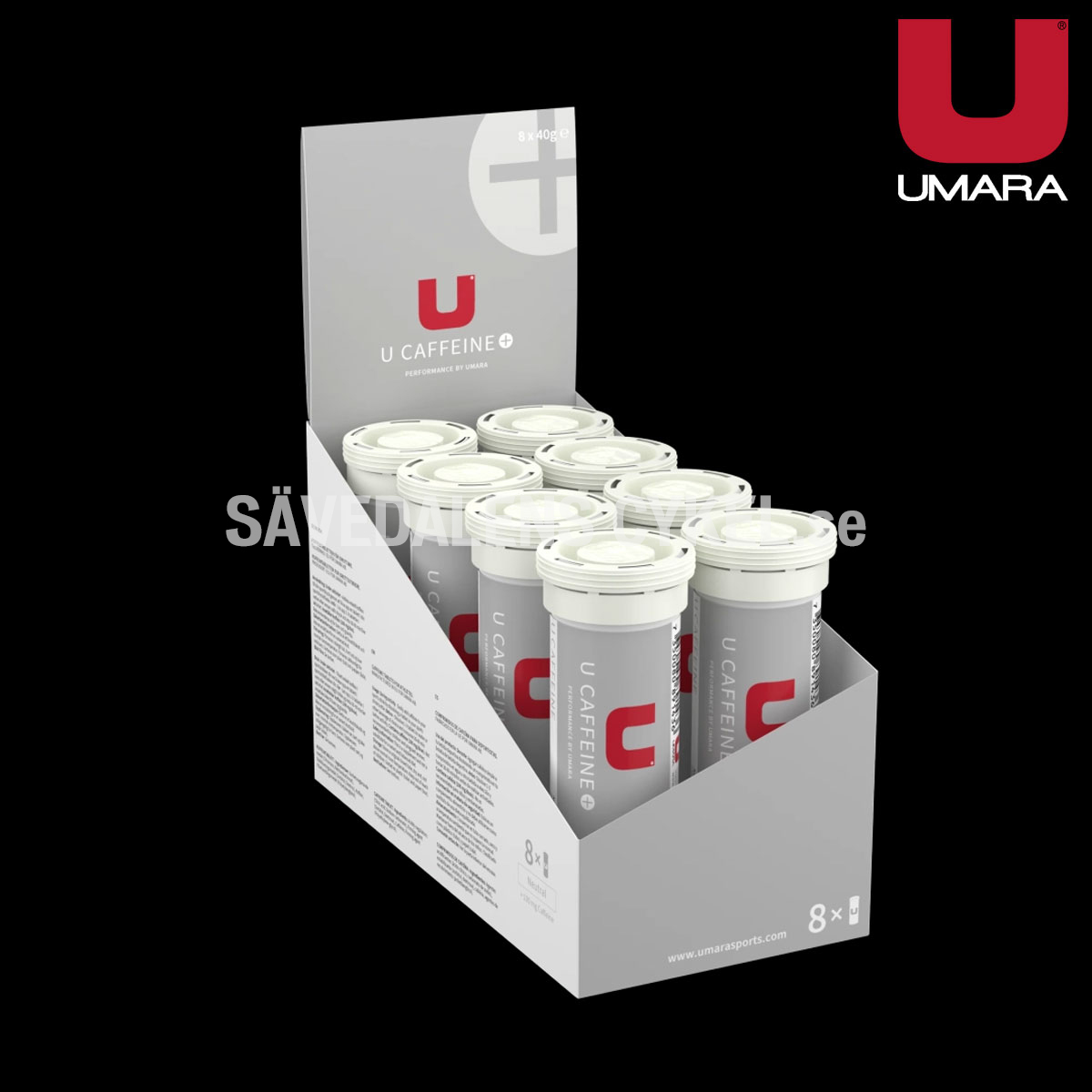 UMARA Caffeine Brustablett 100mg (8x10st) i gruppen ENERGITILLSKOTT hos Sävedalens Cykel - 1956 (U-50202)