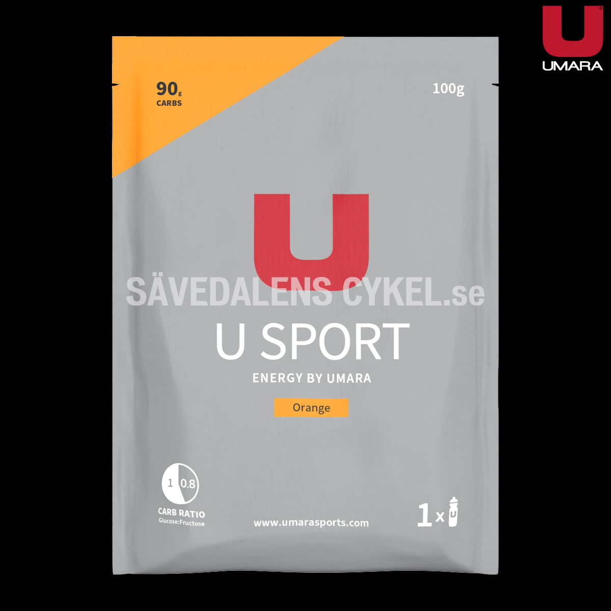 UMARA Sport Apelsin (100g) i gruppen ENERGITILLSKOTT hos Sävedalens Cykel - 1956 (U-60001)
