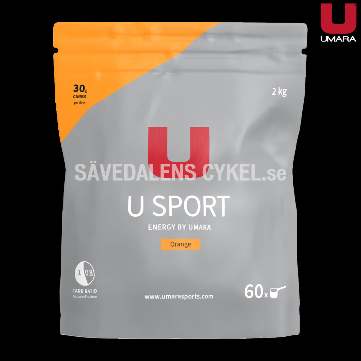 UMARA Sport Apelsin (2kg) i gruppen ENERGITILLSKOTT hos Sävedalens Cykel - 1956 (U-60138)