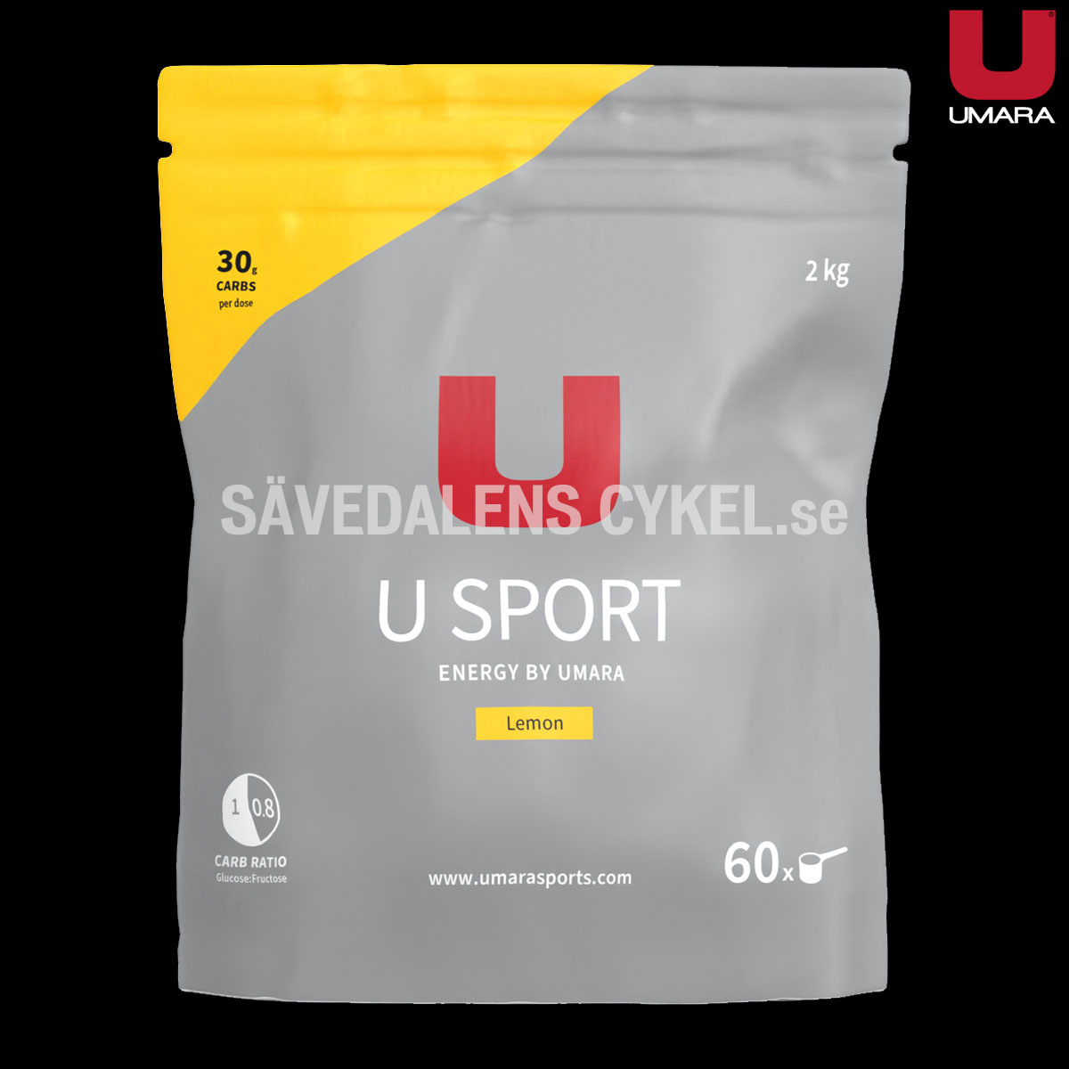 UMARA Sport Citron (2kg) i gruppen ENERGITILLSKOTT hos Sävedalens Cykel - 1956 (U-60140)