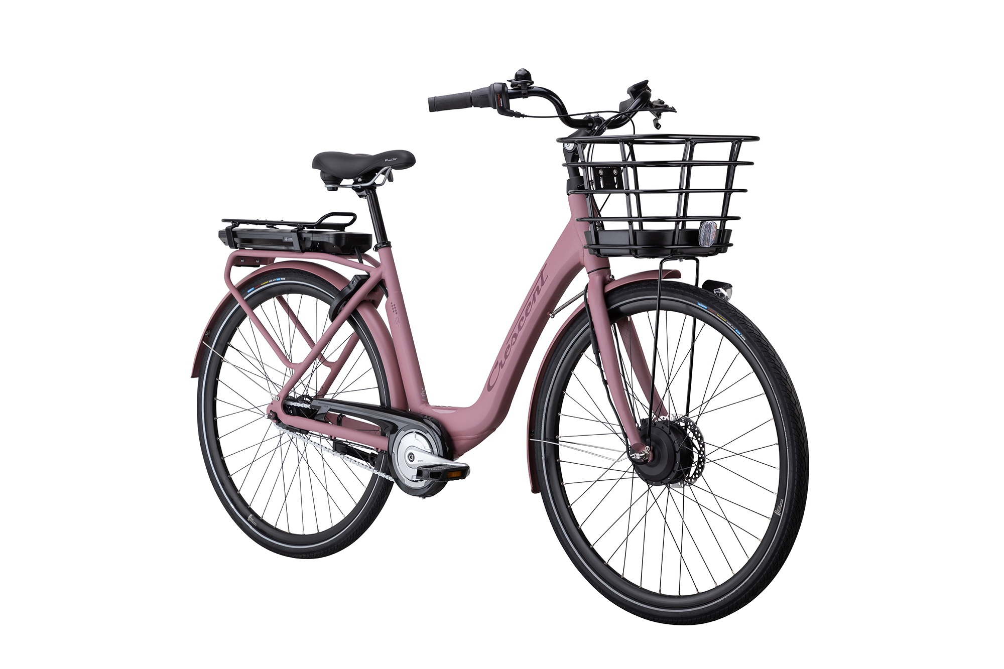 Crescent Elina 28 tum 7-vx Bordeaux Matt 51cm i gruppen CYKLAR / ELCYKLAR hos Sävedalens Cykel - 1956 (YEC9375173)