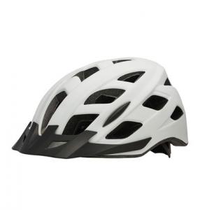 Hjälm Urban Vit 52-59 cm med skärm & belysning 