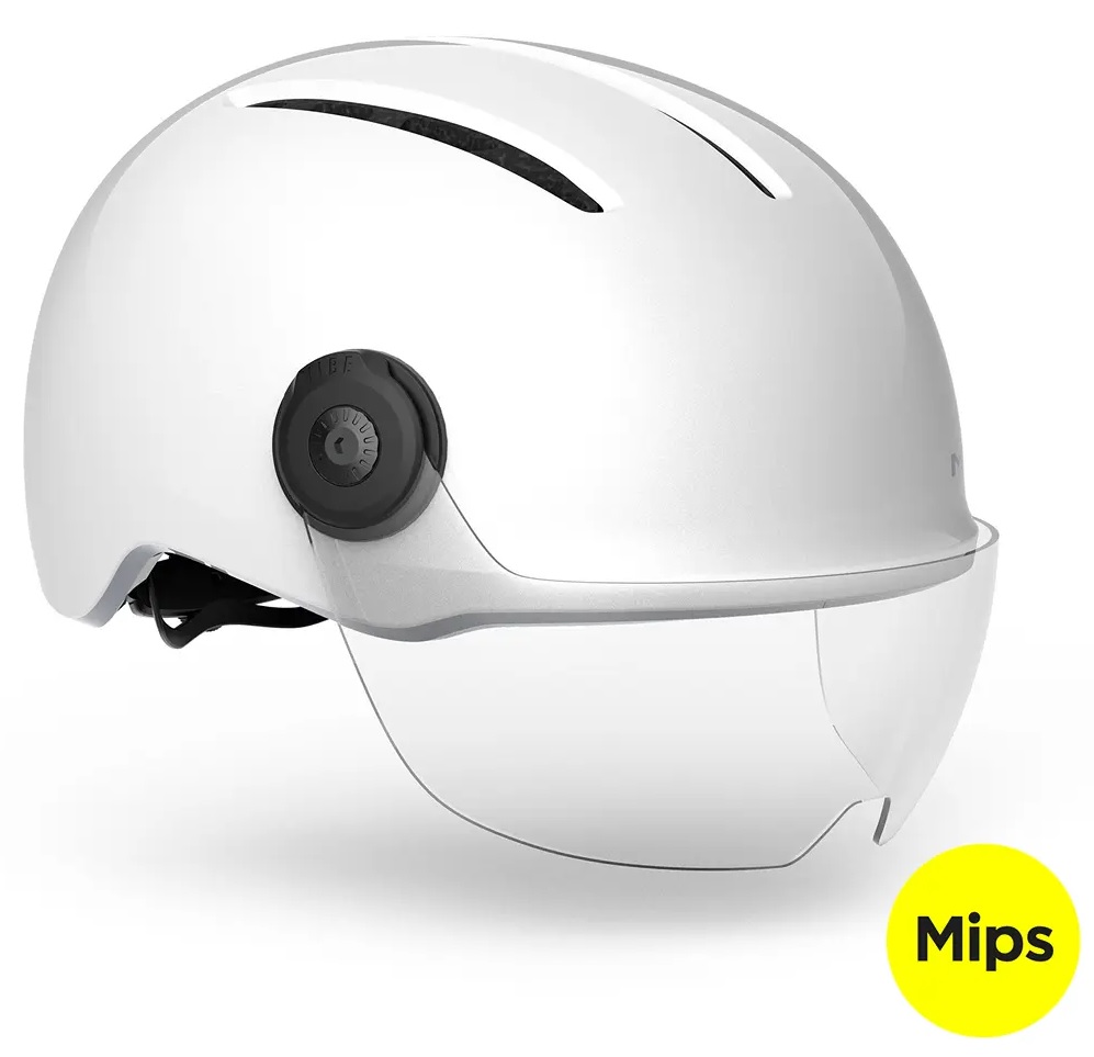 MET Vibe On Mips White Glossy M 56-58 cm