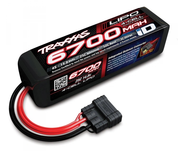 Traxxas Batteri Li-Po 4S 14.8V 25C 6700mAh
