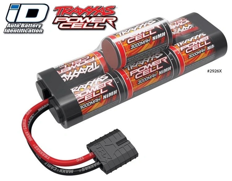 Traxxas Batteri NiMH Batteri 8,4V 3000mAh Hump iD-kontakt