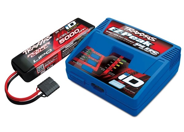 Traxxas Batteriladdare EZ-Peak Plus 4A & 3S 5000 mAh Battery Combo