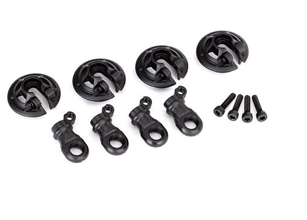 Traxxas Fjäderhållare Set GTR Stötdämpare (4)