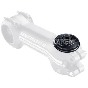 TOP CAP CHAIN TOOL CARBON STEERER Black
