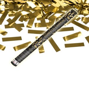 Konfettikanon 60 cm Guld