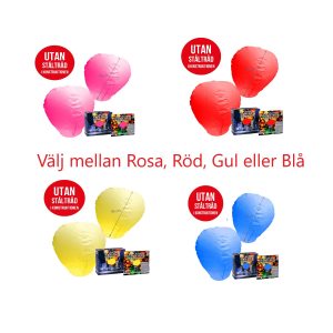 Svävande rislyktor 2 fp Mix