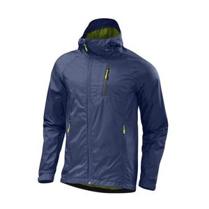 DEFLECT H2O Mountain Active Shell Jacket Navy/Hyper Green