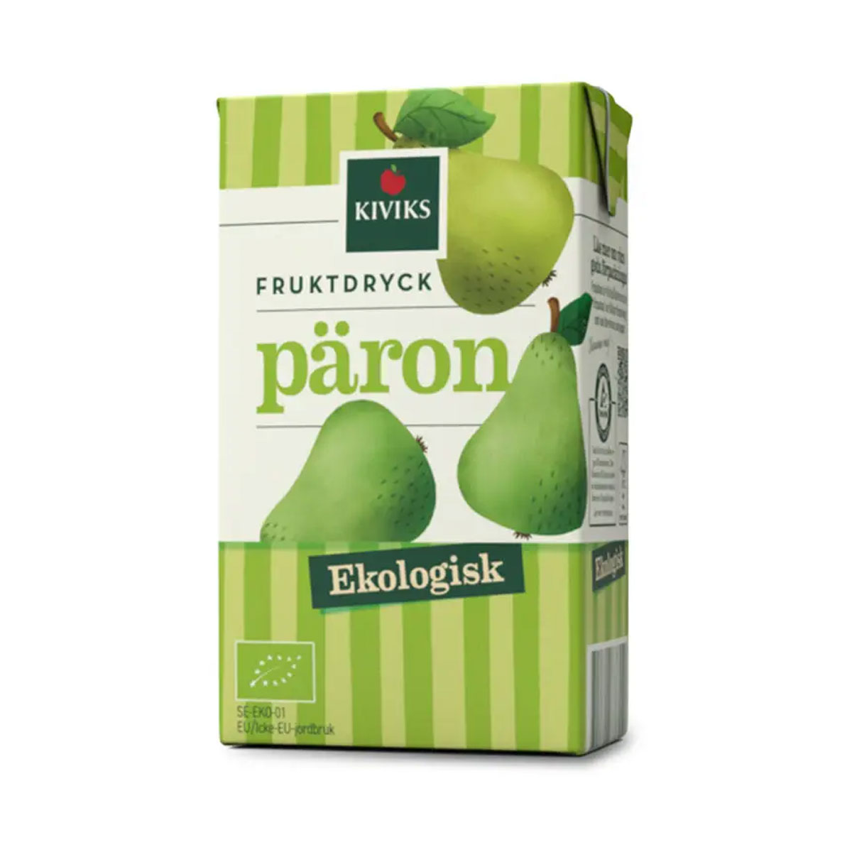 KIVIKS PÄRON med sugrör BÄRDRYCK 25 cl