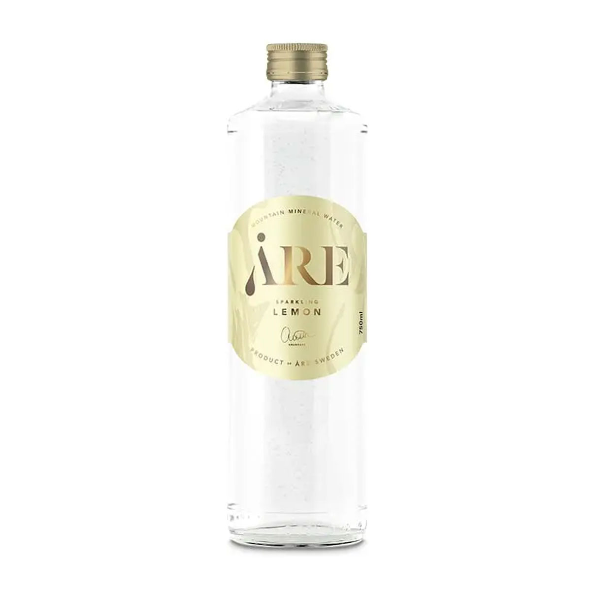 ÅRE WATER SPARKLING LEMON 75 CL - PRODUCT OF ÅRE SWEDEN