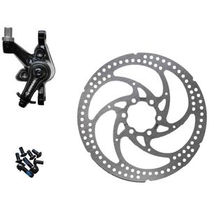 Bromsok mekanisk Höger & Bromsskiva INT 160 mm  