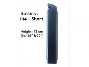 Ecoride Batteri LS 24v 10ah, 42cm