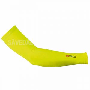 Spring Arm Warmers Yellow Fluo