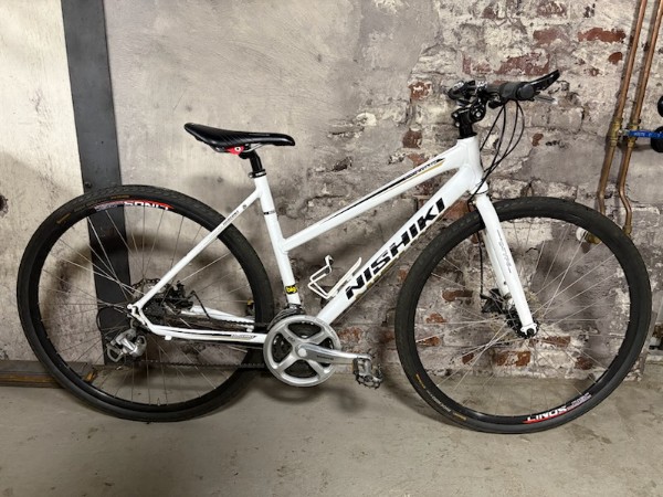 Hybridcykel Nishiki Vit Begagnad