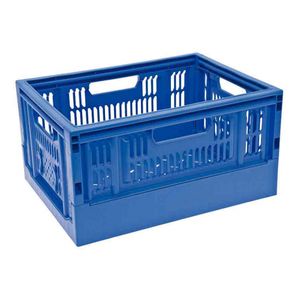 Förvaringslåda hopfällbar blå
