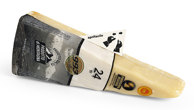Parmigiano Reggiano Mountain Quality DOP CAVOLA 250g VAC Rumstempererad KO 24m LAGRAD